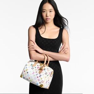 Louis Vuitton LV x TM Speedy Bandoulière 25 M13085 Multicolor Murakami 2026